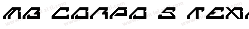 MB Corpo S Text字体转换